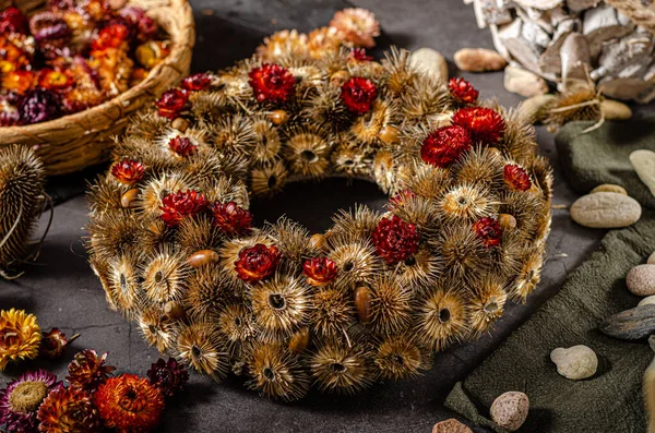 Beautiful Advent Wreath Upcoming Christmas Holiday — Stock Photo, Image