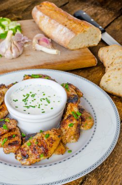 ızgara tavuk kanadı