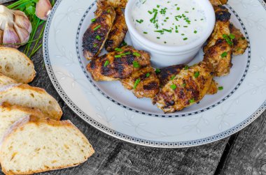 ızgara tavuk kanadı