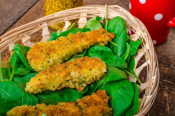 Goujons de pollo — Foto de Stock