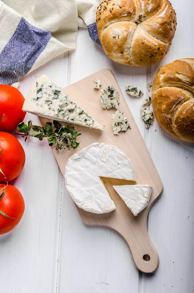 Gourmet cheeses — Stock Photo, Image