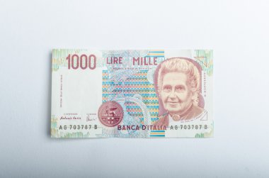 Eski İtalyan banknotlar, para