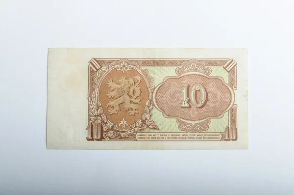 Stare banknoty czeski, pieniądze — Zdjęcie stockowe