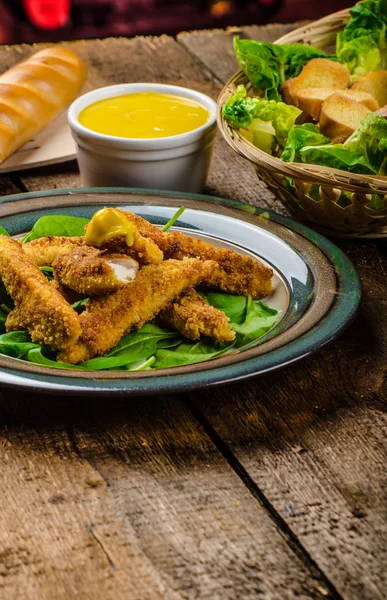 Corn crusted Chicken Tenders — Stock Photo, Image