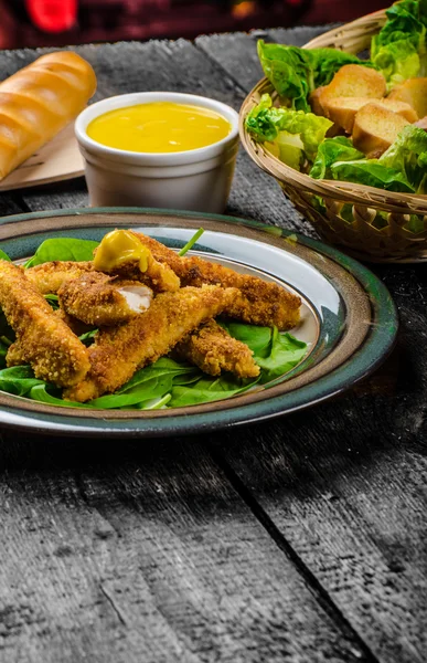 Corn crusted Chicken Tenders — Stock Photo, Image