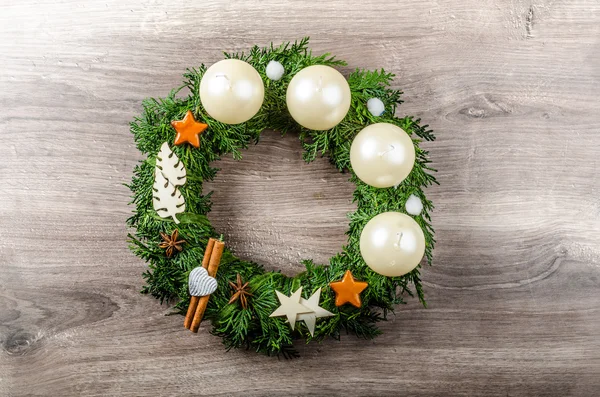 Adventskranz — Stockfoto