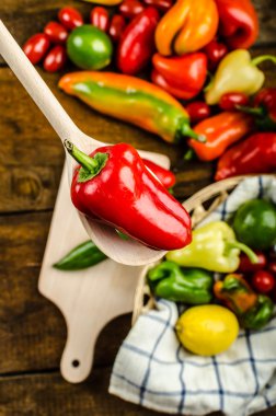 Biyo biber bahçeden