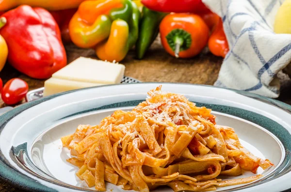 Pasta verdure — Foto Stock