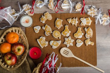 Gingerbread varış takvimi işlenmesi