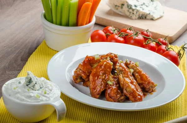 Chicken hot wings — Stock Photo, Image