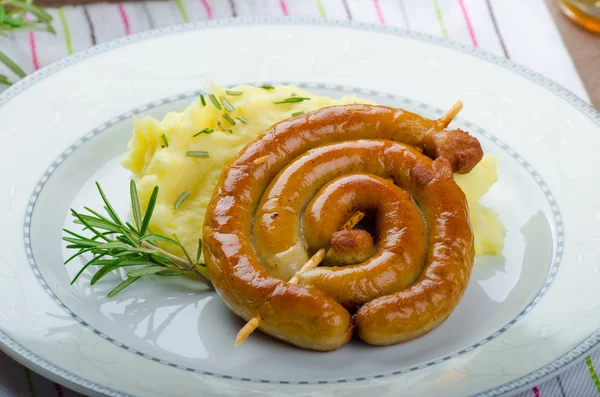 Weihnachtsbratwurst — Stockfoto