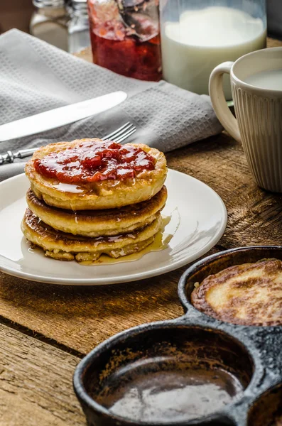 Pfannkuchen im Retro-Stil — Stockfoto