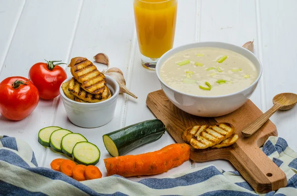 Creamy Vegetable Soup — Stock Photo, Image