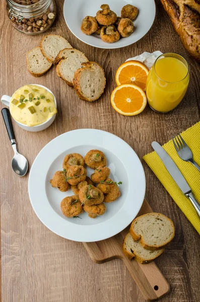 Kızarmış yağlı mantar suyu ile tedavi