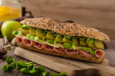 Baget ile Prag jambon