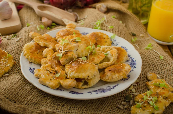 Savory puff pastry — Stock Photo, Image