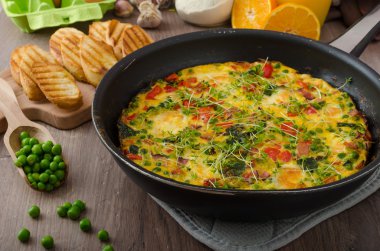 Vejetaryen frittata