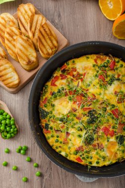 Vejetaryen frittata