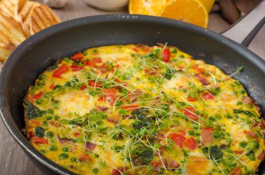 Vejetaryen frittata