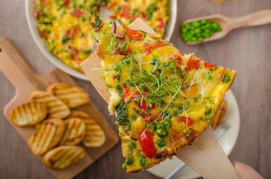 Vejetaryen frittata