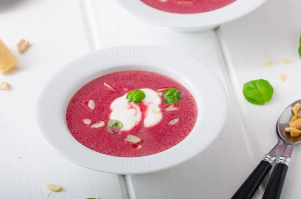 Soup from beet — Stock Photo, Image