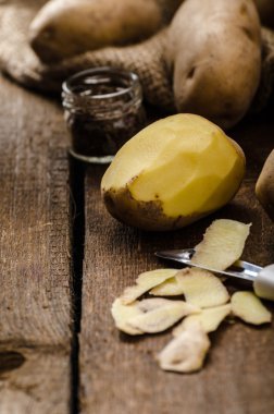 Soyma patates gnocchi dougn için