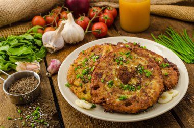 kızarmış patates pancakes