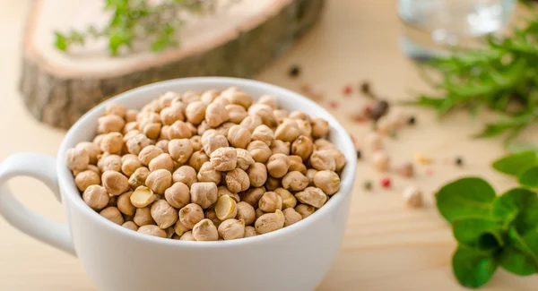 원시 및 건강 한 chickpeas — 스톡 사진