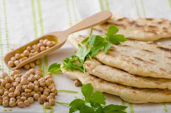 Pan libanés, pan de pita — Foto de Stock