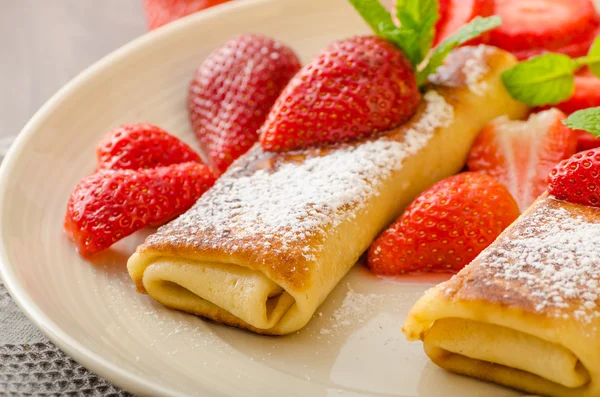 Blintzes τυρί κρέμα — Φωτογραφία Αρχείου