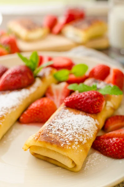 Kaas Blintzes — Stockfoto