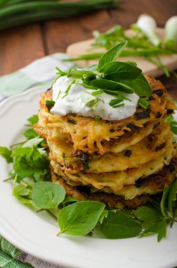 ev yapımı patates pancakes