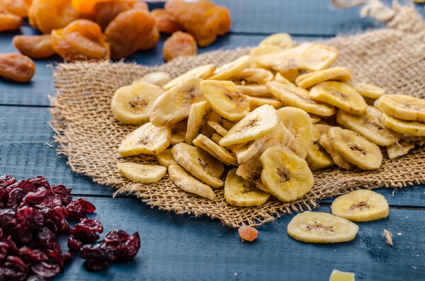 Dried fruits, healthy and delicious