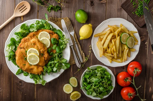 Duitse schnitzel — Stockfoto