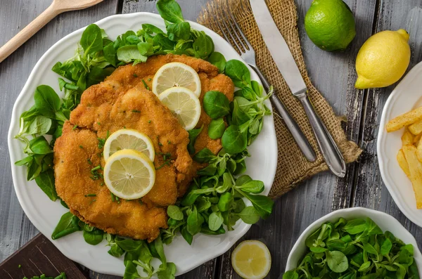 Schnitzel alemão — Fotografia de Stock