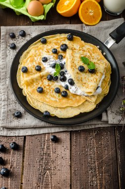 Yaban mersini ile sağlıklı chia gözleme