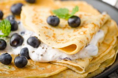 Yaban mersini ile sağlıklı chia gözleme