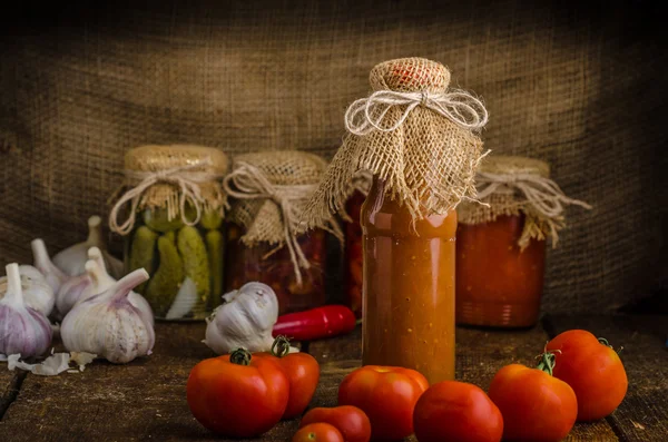 Homemade ketchup — Stock Photo, Image