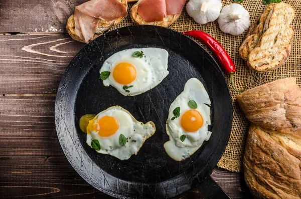 Desayuno completo con proteínas — Foto de Stock