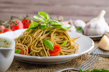 Milan pesto ile makarna