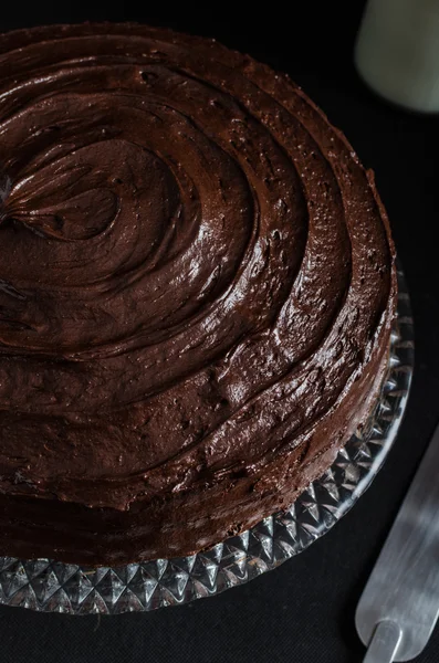 Bolo de chocolate — Fotografia de Stock