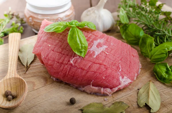 Rindfleisch roh — Stockfoto