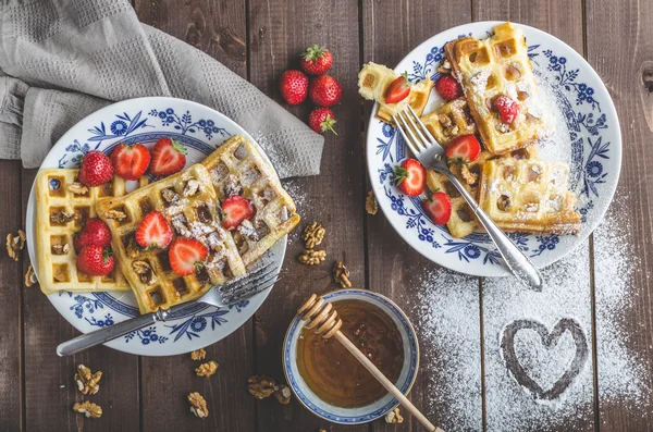 Belgijski śniadania — Zdjęcie stockowe