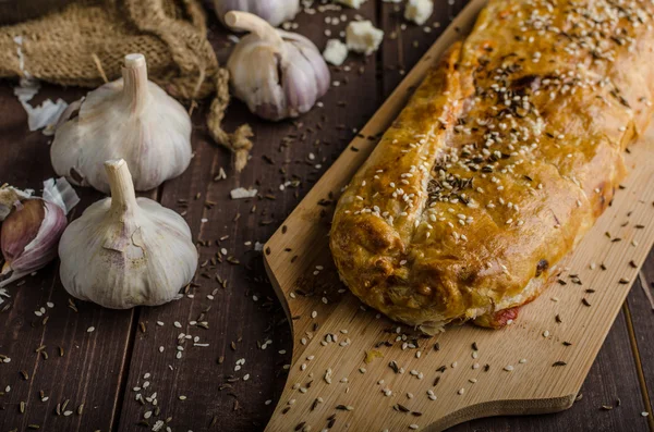 Savory strudel — Stock Image Savory strudel Stock Photo