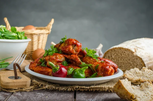 Hot chicken wings — Stock Photo, Image