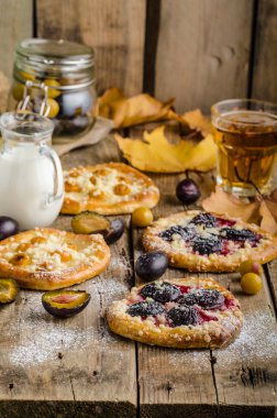 Geleneksel Çek kek Erik ve kuru erik