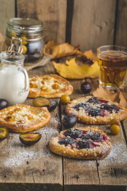 Geleneksel Çek kek Erik ve kuru erik