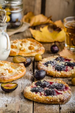 Geleneksel Çek kek Erik ve kuru erik