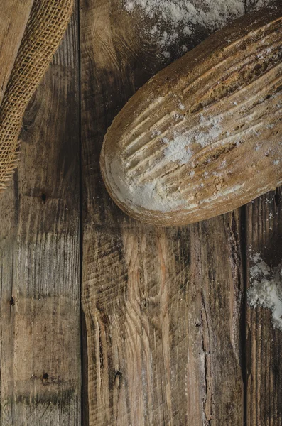 Sourdough bread with beer — Stock Photo, Image