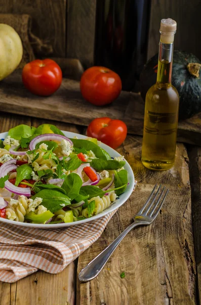 Vegetarische pasta — Stockfoto